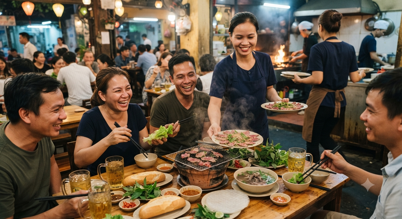 Áp dụng chiến lược gọi món theo đợt hiệu quả tại quán bò tơ
